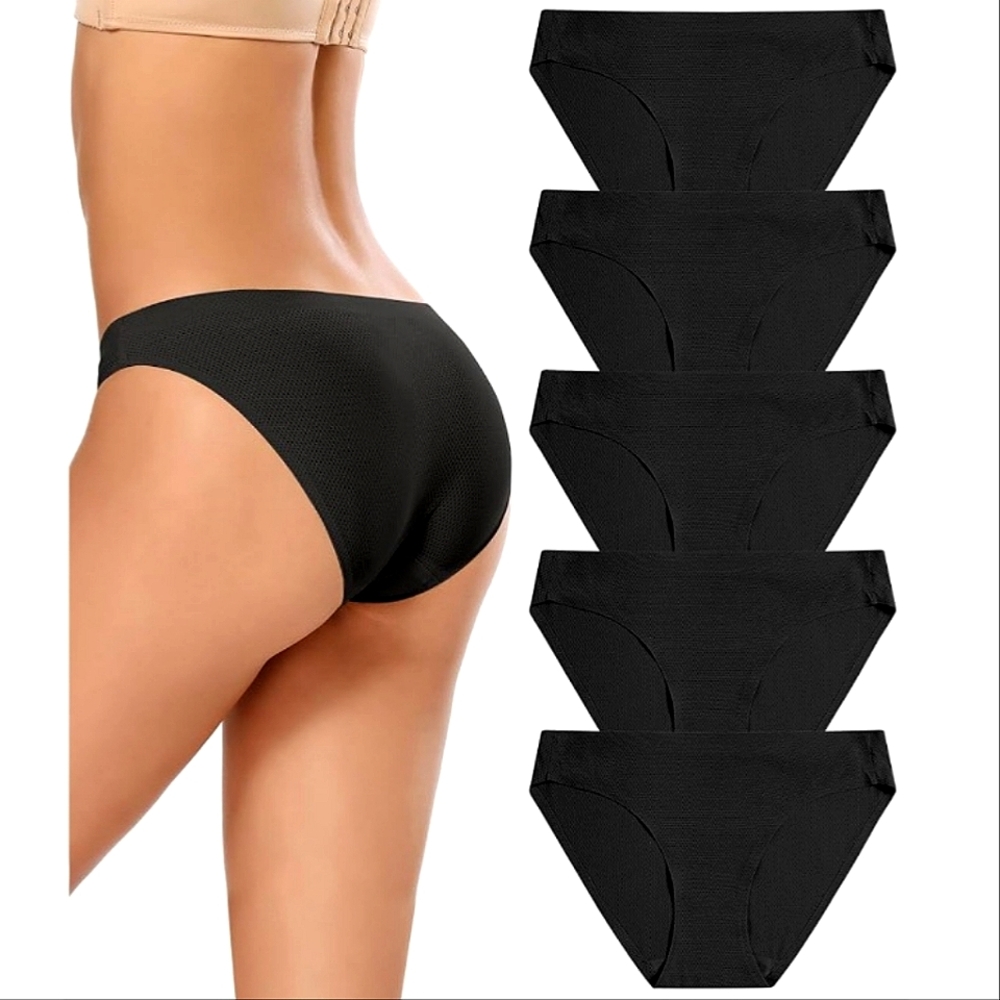 Women's Black Panties Set